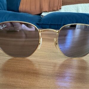Ray-Ban Gold Sunglasses